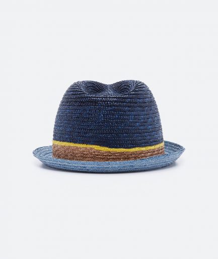 Striped Braid Trilby